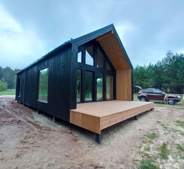 Монтаж винтовых свай для дома 6х9 в Анадыре